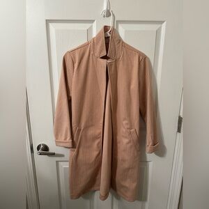 Potter's Pot Light Pink Checkered Coat